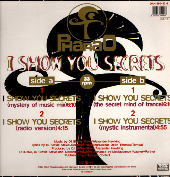 Pharao - I Show You Secrets | Dance Pool (DAN 660422 6) - 2 Pharao - I Show You Secrets | Dance Pool (DAN 660422 6) - 2