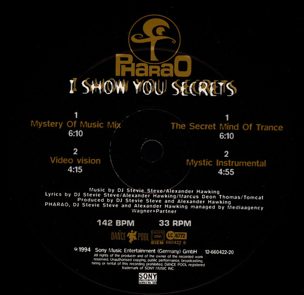 Pharao - I Show You Secrets | Dance Pool (DAN 660422 6) - 3 Pharao - I Show You Secrets | Dance Pool (DAN 660422 6) - 3