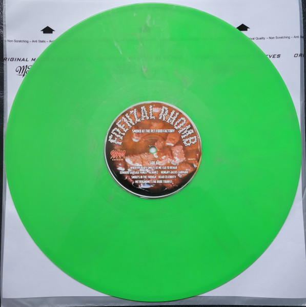 Frenzal Rhomb - Smoko At The Pet Food Factory - Green Marble | SBÄM Records (SBAM75) - 3 Frenzal Rhomb - Smoko At The Pet Food Factory - Green Marble | SBÄM Records (SBAM75) - 3