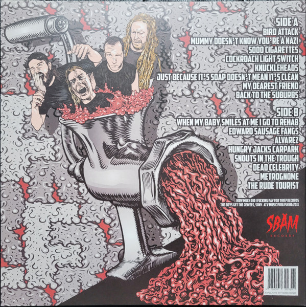 Frenzal Rhomb - Smoko At The Pet Food Factory - Green Marble | SBÄM Records (SBAM75) - 4 Frenzal Rhomb - Smoko At The Pet Food Factory - Green Marble | SBÄM Records (SBAM75) - 4