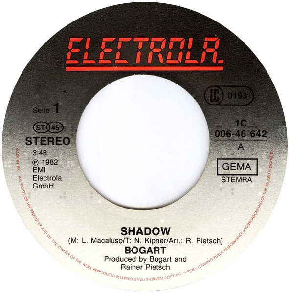 Bogart - Shadow | Electrola (1C 006-46 642) - 2