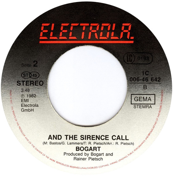 Bogart - Shadow | Electrola (1C 006-46 642) - 3