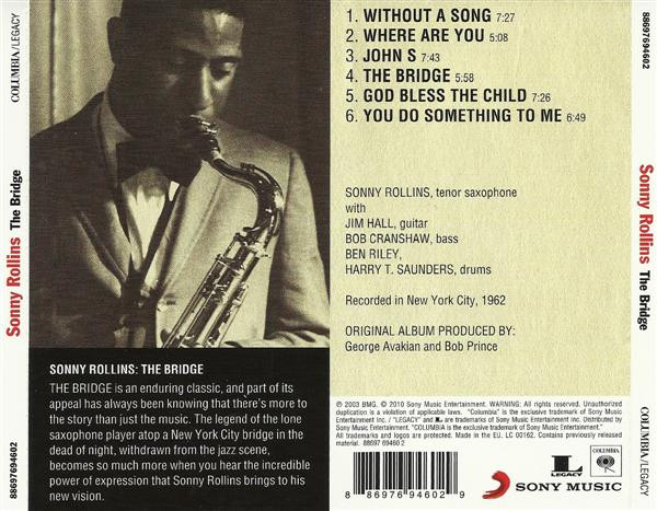 Sonny Rollins - The Bridge | Columbia (88697694602) - 2 Sonny Rollins - The Bridge | Columbia (88697694602) - 2