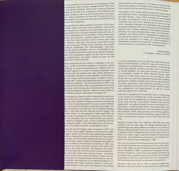 Julius Eastman - The Nigger Series | Blume (014 / 015) - 3