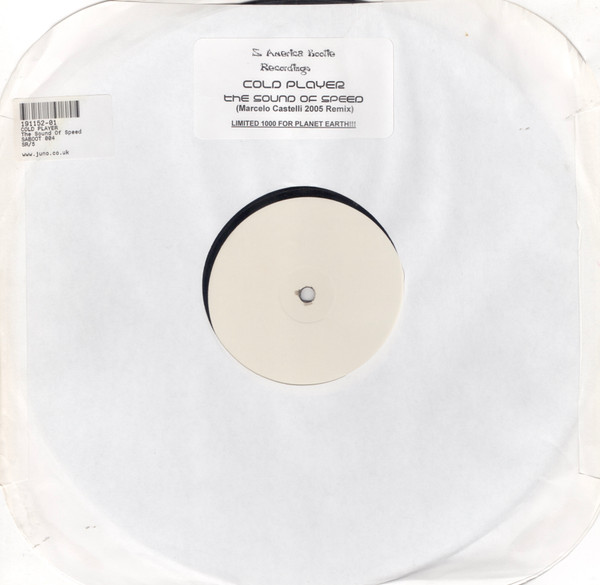 Coldplay - The Sound Of Speed (Marcelo Castelli 2005 Remix) | South America Bootie Recordings (SABOOT004)