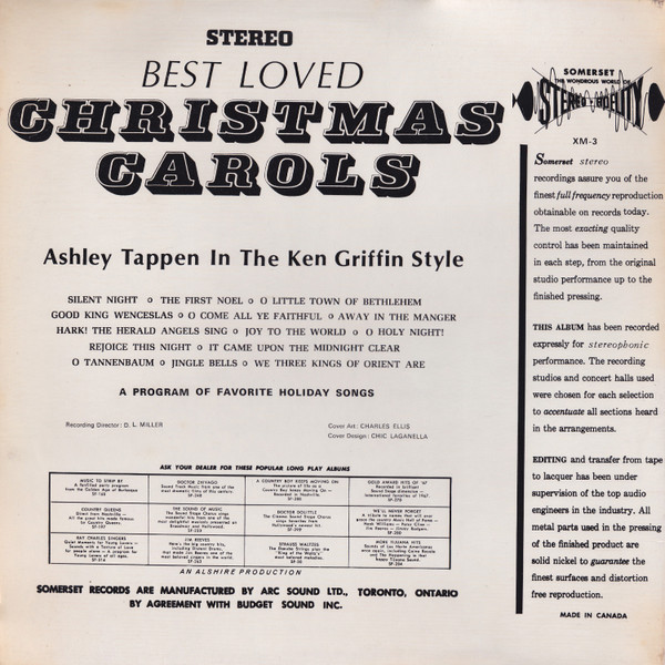 Ashley Tappen - Hammond Organ And Chimes At Christmas | Somerset (XM-3) - 2