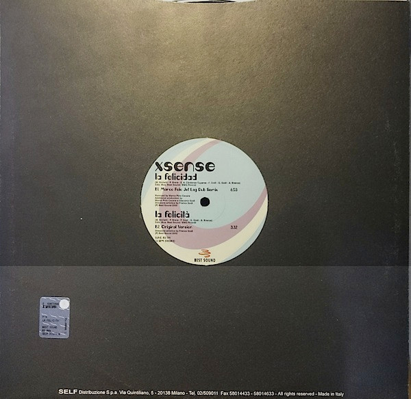 Xsense - La Felicità | Best Sound (BS 044) - 2 Xsense - La Felicità | Best Sound (BS 044) - 2