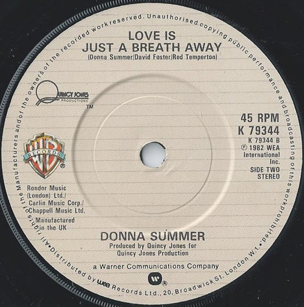 Donna Summer - State Of Independence | Warner Bros. Records (K79344) - 4 Donna Summer - State Of Independence | Warner Bros. Records (K79344) - 4