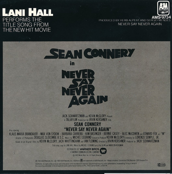 Lani Hall / Michel Legrand - Never Say Never Again | A&M Records (AMS 9734) - 2