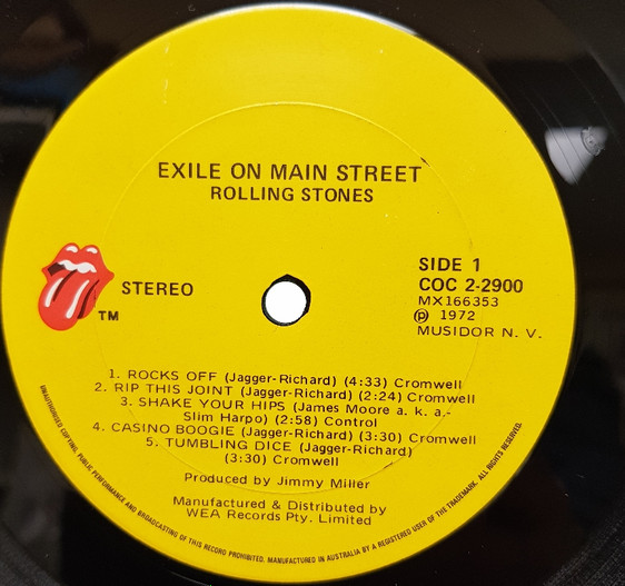 The Rolling Stones - Exile On Main Street | Rolling Stones Records (COC 2-2900) - 2 The Rolling Stones - Exile On Main Street | Rolling Stones Records (COC 2-2900) - 2