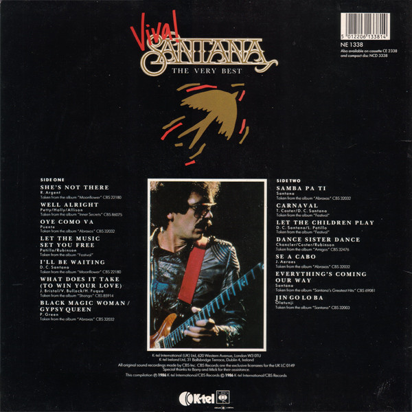 Santana - Viva! Santana (The Very Best) | K-Tel (NE 1338) - 2 Santana - Viva! Santana (The Very Best) | K-Tel (NE 1338) - 2