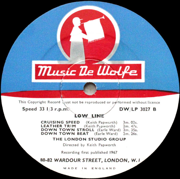 The London Studio Group - Low Line | Music De Wolfe (DW/LP 3027) - 4