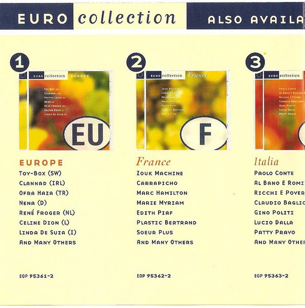 Various - Euro Collection - Italia | Eddy Ouwens Special Products (EOP 95363-2) - 4