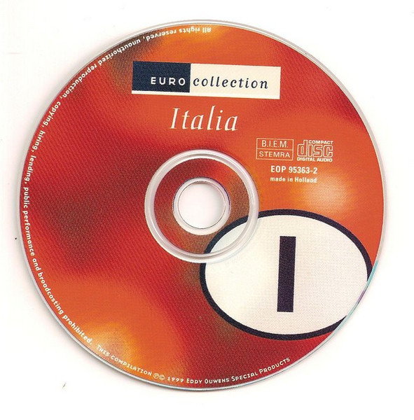 Various - Euro Collection - Italia | Eddy Ouwens Special Products (EOP 95363-2) - 3