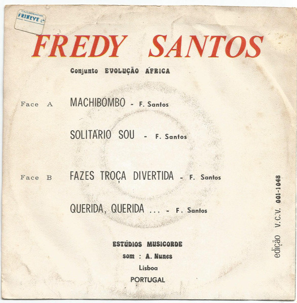 Fredy Santos - Machibombo | A Voz De Cabo-Verde (VCV 001-1048) - 2