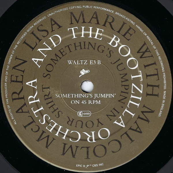 Lisa Marie With Malcolm McLaren And The Bootzilla Orchestra - Something's Jumpin' In Your Shirt | Epic (WALTZ E3) - 4 Lisa Marie With Malcolm McLaren And The Bootzilla Orchestra - Something's Jumpin' In Your Shirt | Epic (WALTZ E3) - 4