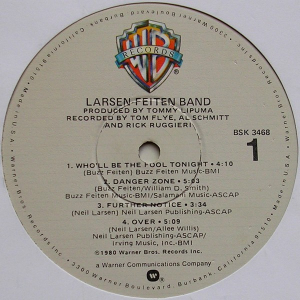 Larsen-Feiten Band - Larsen-Feiten Band | Warner Bros. Records (BSK 3468) - 3