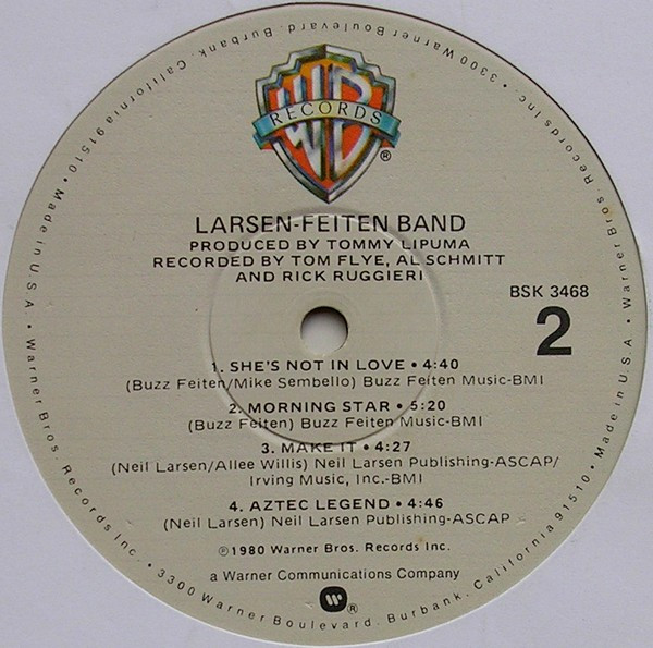 Larsen-Feiten Band - Larsen-Feiten Band | Warner Bros. Records (BSK 3468) - 4
