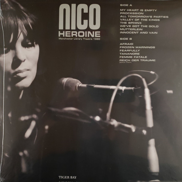 Nico - Heroine - Manchester Library Theatre 1980 LP | Tiger Bay (TB6041C) - 2