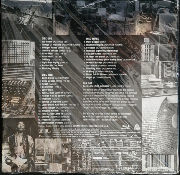 Jimi Hendrix - Electric Lady Studios: A Jimi Hendrix Vision 3CD / BLU-RAY SET | Experience Hendrix (19439890842) - 2 Jimi Hendrix - Electric Lady Studios: A Jimi Hendrix Vision 3CD / BLU-RAY SET | Experience Hendrix (19439890842) - 2