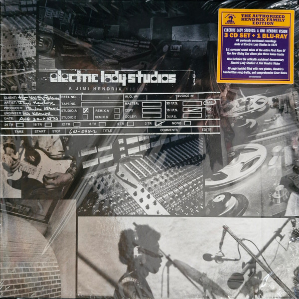 Jimi Hendrix - Electric Lady Studios: A Jimi Hendrix Vision 3CD / BLU-RAY SET | Experience Hendrix (19439890842) - main Jimi Hendrix - Electric Lady Studios: A Jimi Hendrix Vision 3CD / BLU-RAY SET | Experience Hendrix (19439890842) - main