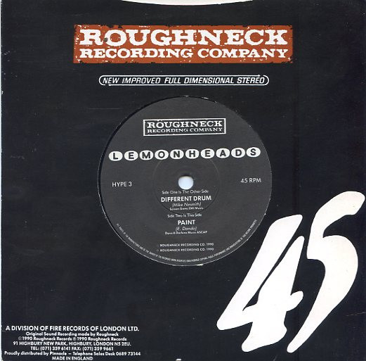 The Lemonheads - Different Drum / Paint | Roughneck Recording Company (Hype 3) - 2