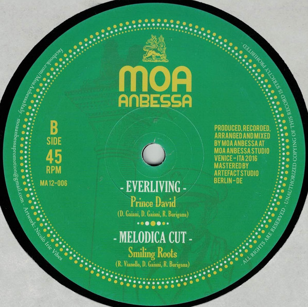 Jules I / Prince David - Jah A Di Best / Everliving | Moa Anbessa Italy (MA12-006) - 2