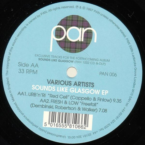 Various - Sounds Like Glasgow EP | PAN (PAN 006) - 2