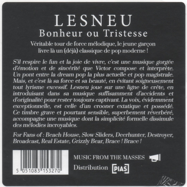 Lesneu - Bonheur Ou Tristesse | Music From The Masses (MFTM05) - 3 Lesneu - Bonheur Ou Tristesse | Music From The Masses (MFTM05) - 3