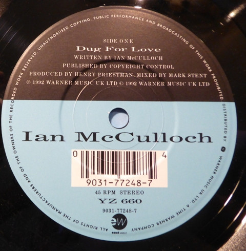 Ian McCulloch - Dug For Love | EastWest (YZ660) - 3