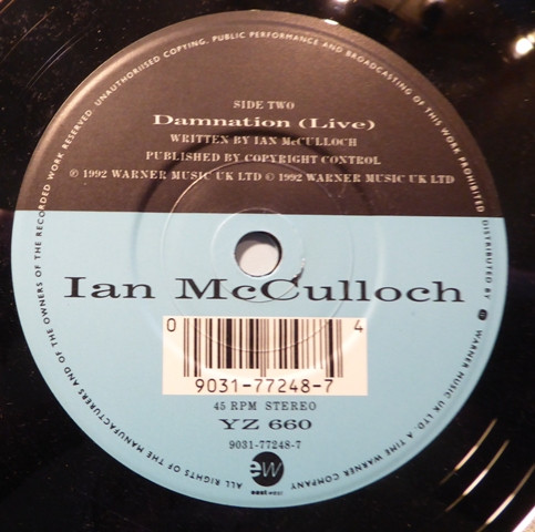 Ian McCulloch - Dug For Love | EastWest (YZ660) - 4