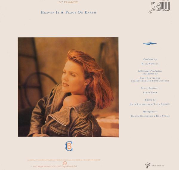 Belinda Carlisle - Heaven Is A Place On Earth | Virgin (VINX 199) - 2
