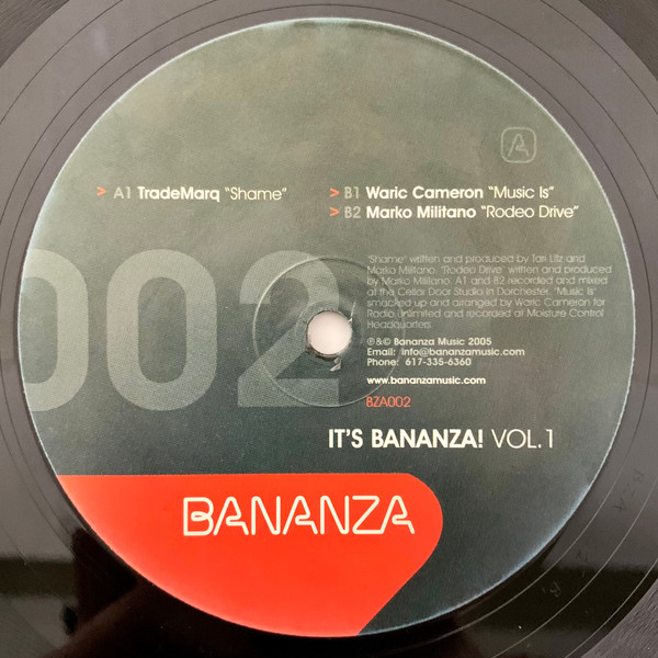 Various - It's Bananza Vol. 1 | Bananza Music (BZA 002) - main