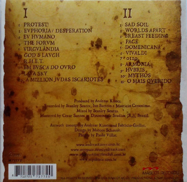 Andreas Kisser - Hubris I & II | Mascot Records (M71772) - 2 Andreas Kisser - Hubris I & II | Mascot Records (M71772) - 2