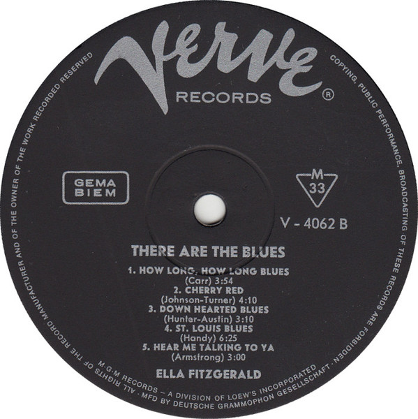 Ella Fitzgerald - These Are The Blues | Verve Records (V-4062) - 3 Ella Fitzgerald - These Are The Blues | Verve Records (V-4062) - 3