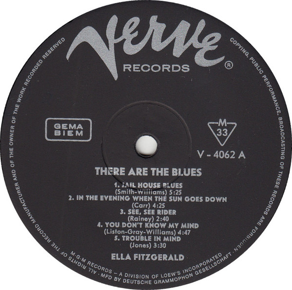 Ella Fitzgerald - These Are The Blues | Verve Records (V-4062) - 2 Ella Fitzgerald - These Are The Blues | Verve Records (V-4062) - 2