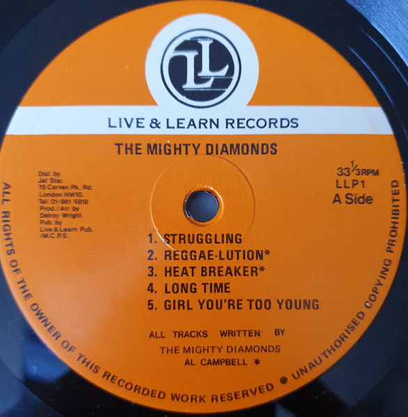 The Mighty Diamonds - Struggling | Live & Learn Records (LLP 1) - 3 The Mighty Diamonds - Struggling | Live & Learn Records (LLP 1) - 3
