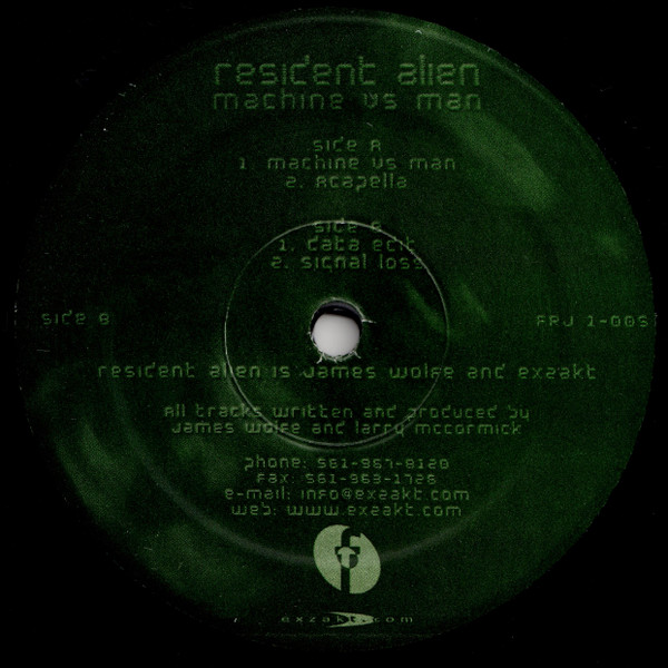 Resident Alien - Machine Vs. Man | Frajile Records (FRJ 1-005)