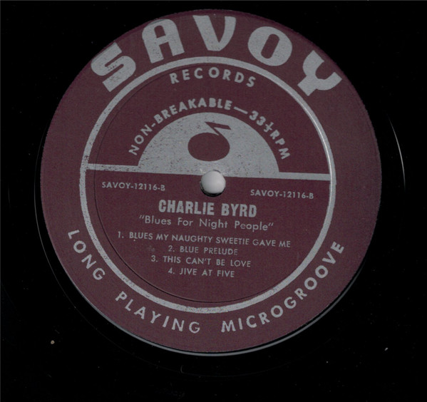 Charlie Byrd - Blues For Night People | Savoy Records (MG 12116) - 3 Charlie Byrd - Blues For Night People | Savoy Records (MG 12116) - 3