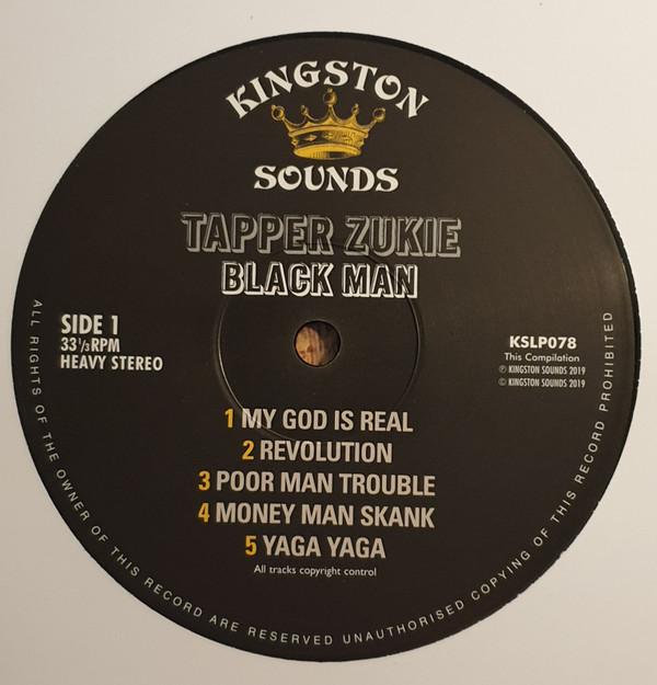 Tapper Zukie - Black Man | Kingston Sounds (KSLP078) - 2
