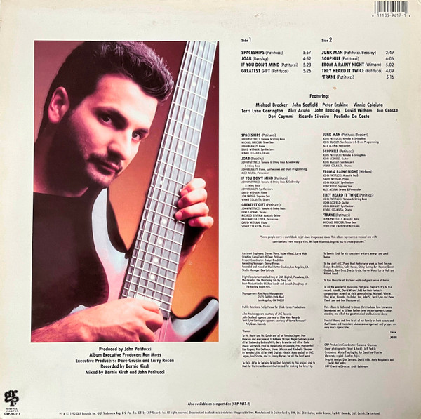 John Patitucci - Sketchbook | GRP (GRP-9617-1) - 2