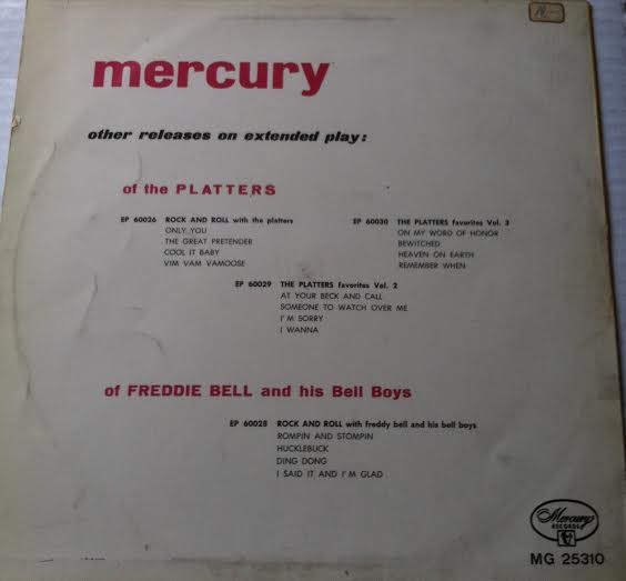 The Platters / Freddie Bell & The Bell Boys - Rock ’N’ Roll | Mercury (MG 25310) - 2 The Platters / Freddie Bell & The Bell Boys - Rock ’N’ Roll | Mercury (MG 25310) - 2