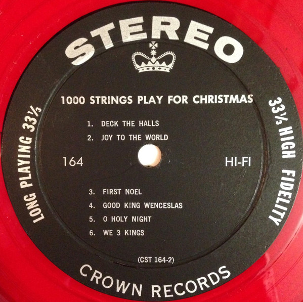 Sounds Of A Thousand Strings - The Sounds Of 1000 Strings Play For Christmas | Crown Records (CST 164) - 4