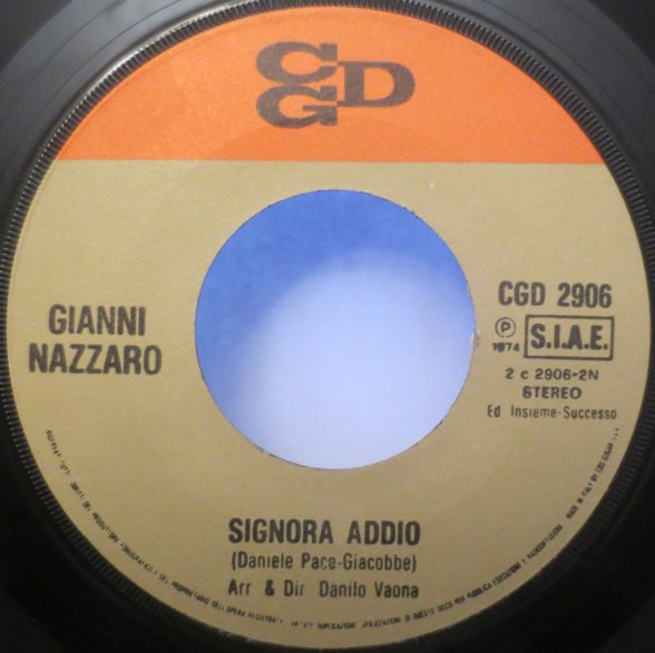 Gianni Nazzaro - Piccola Mia Piccola | CGD (CGD 2906) - 4