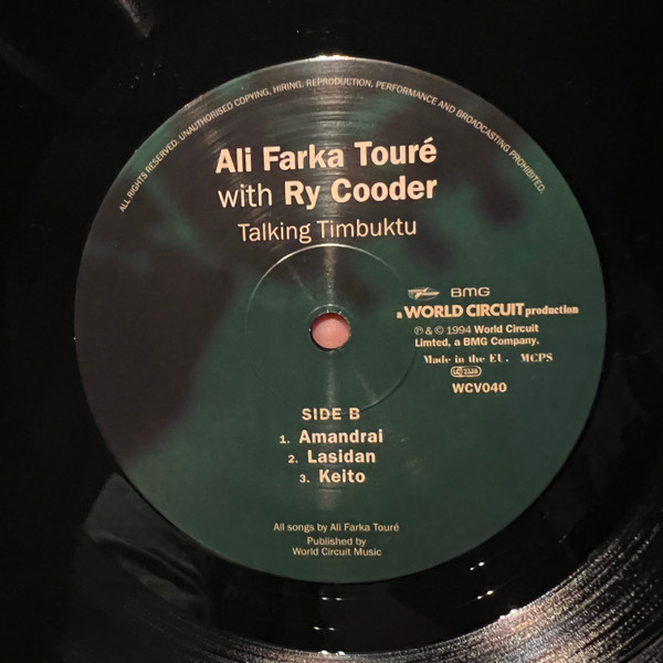 Ali Farka Touré With Ry Cooder - Talking Timbuktu | World Circuit (WCV040) - 2 Ali Farka Touré With Ry Cooder - Talking Timbuktu | World Circuit (WCV040) - 2
