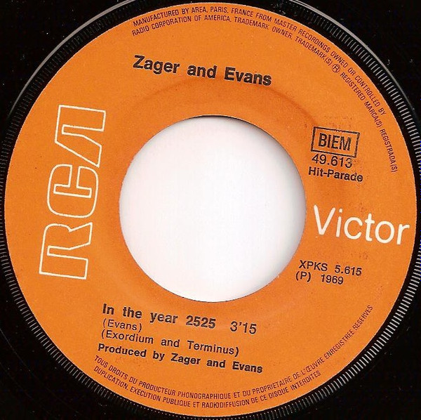 Zager & Evans - In The Year 2525 | RCA Victor (49.613) - 3
