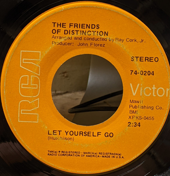 The Friends Of Distinction - Let Yourself Go / Going In Circles | RCA Victor (74-0204) - main