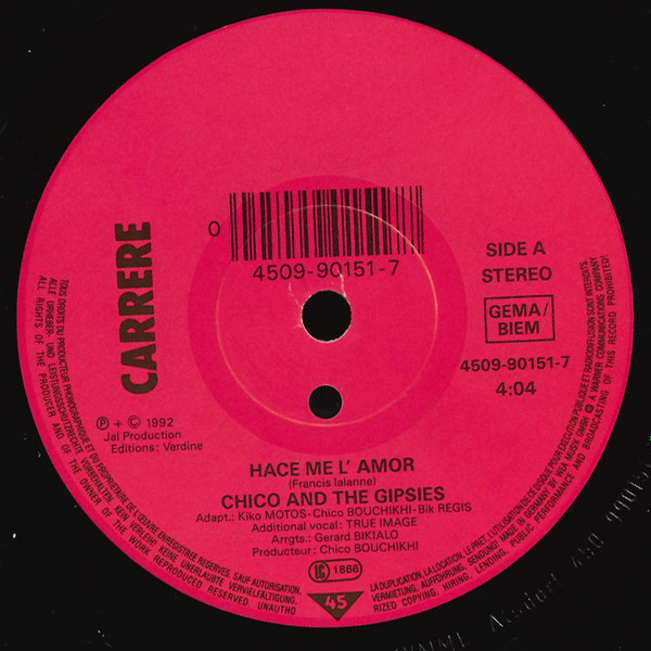 Chico & The Gypsies - Hace Me L'Amor | Carrere (4509-90151-7) - 3