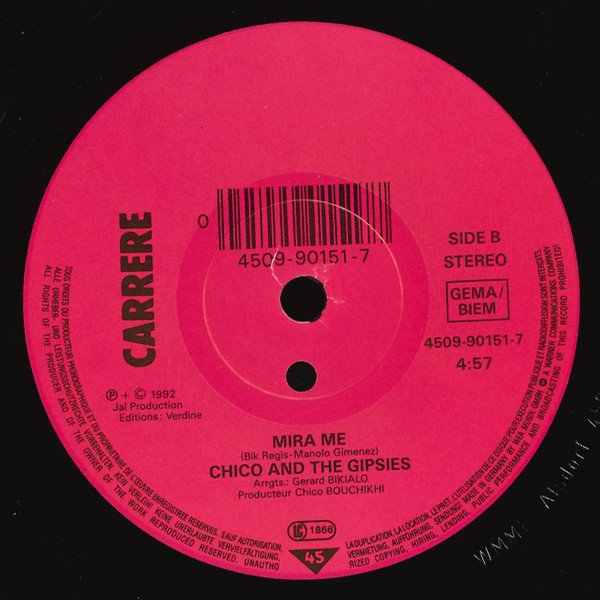 Chico & The Gypsies - Hace Me L'Amor | Carrere (4509-90151-7) - 4
