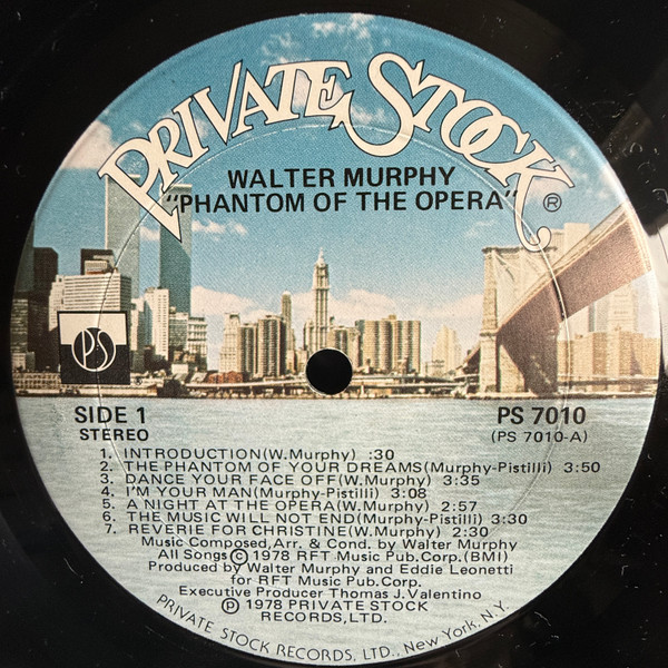 Walter Murphy - Phantom Of The Opera | Private Stock (PS 7010) - 3